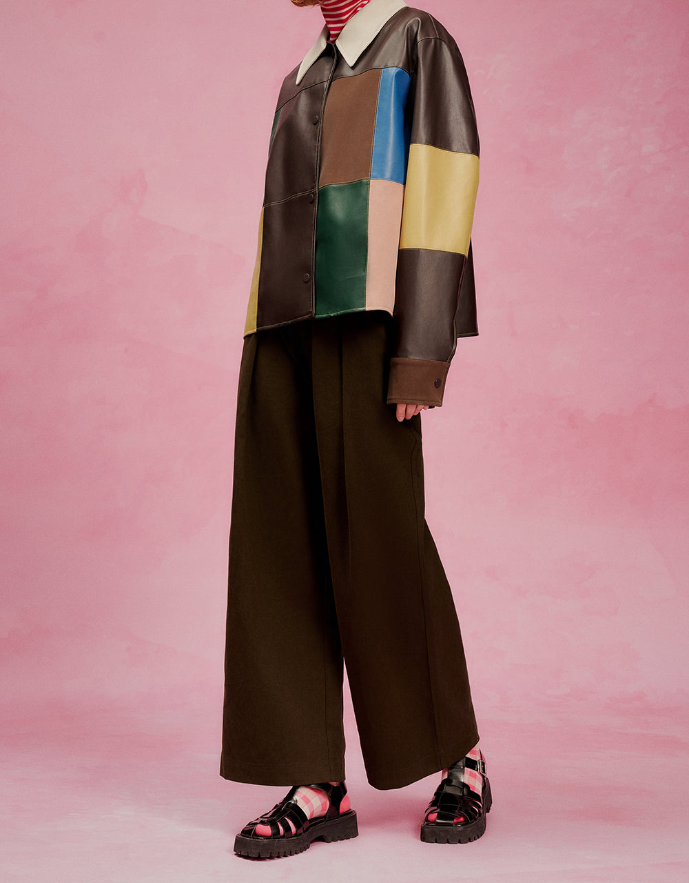 Loose Wide-Leg Pants