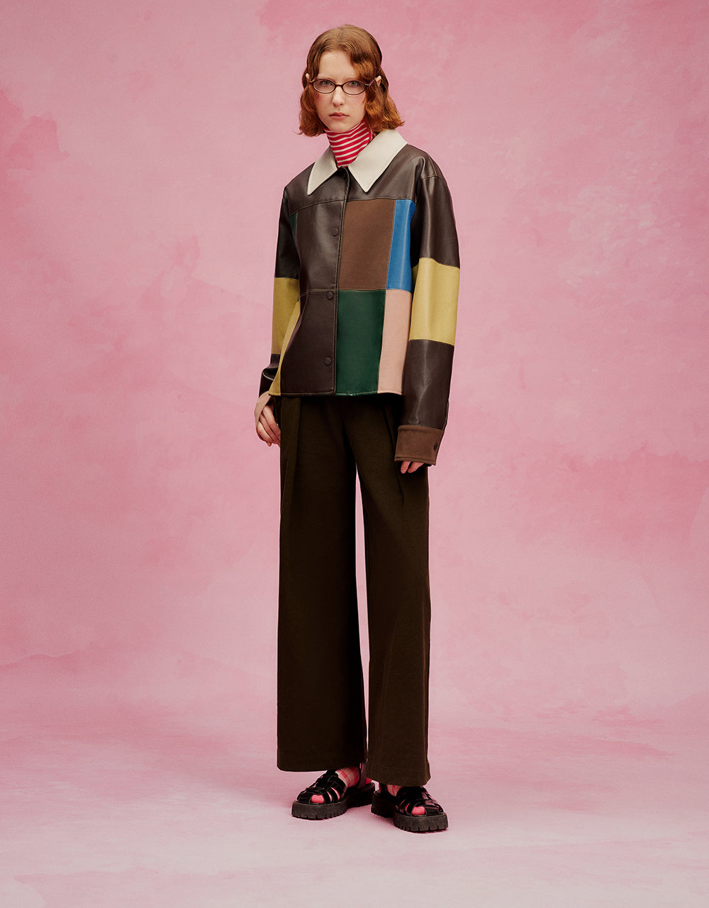 Loose Wide-Leg Pants