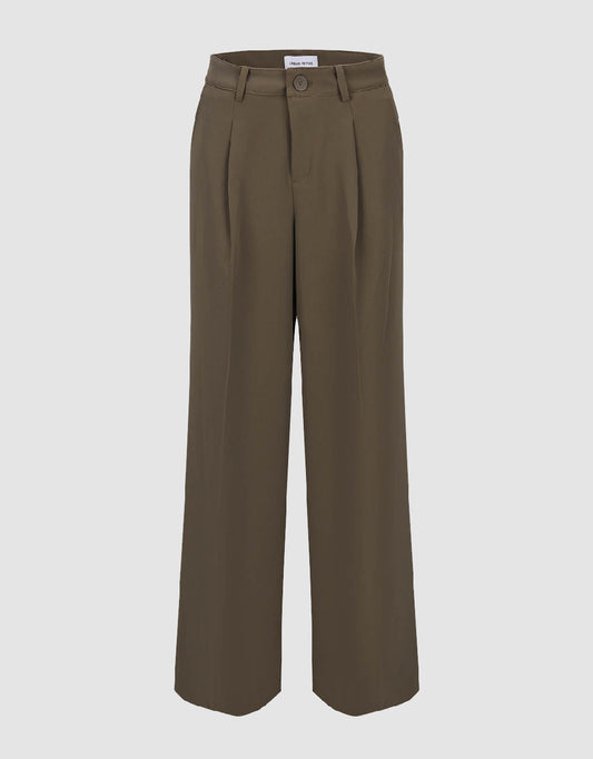 Tailored Wide-Leg Pants