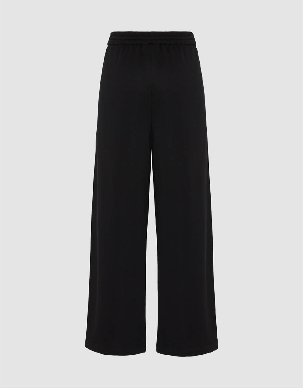 Drawstring Waist Knitted Wide-Leg Pants