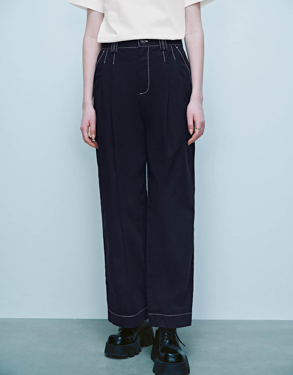 Capri Wide-Leg Pants