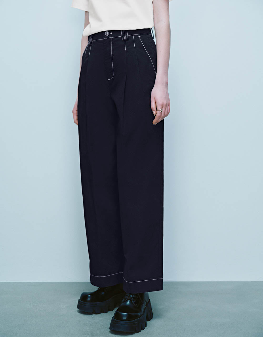 Capri Wide-Leg Pants