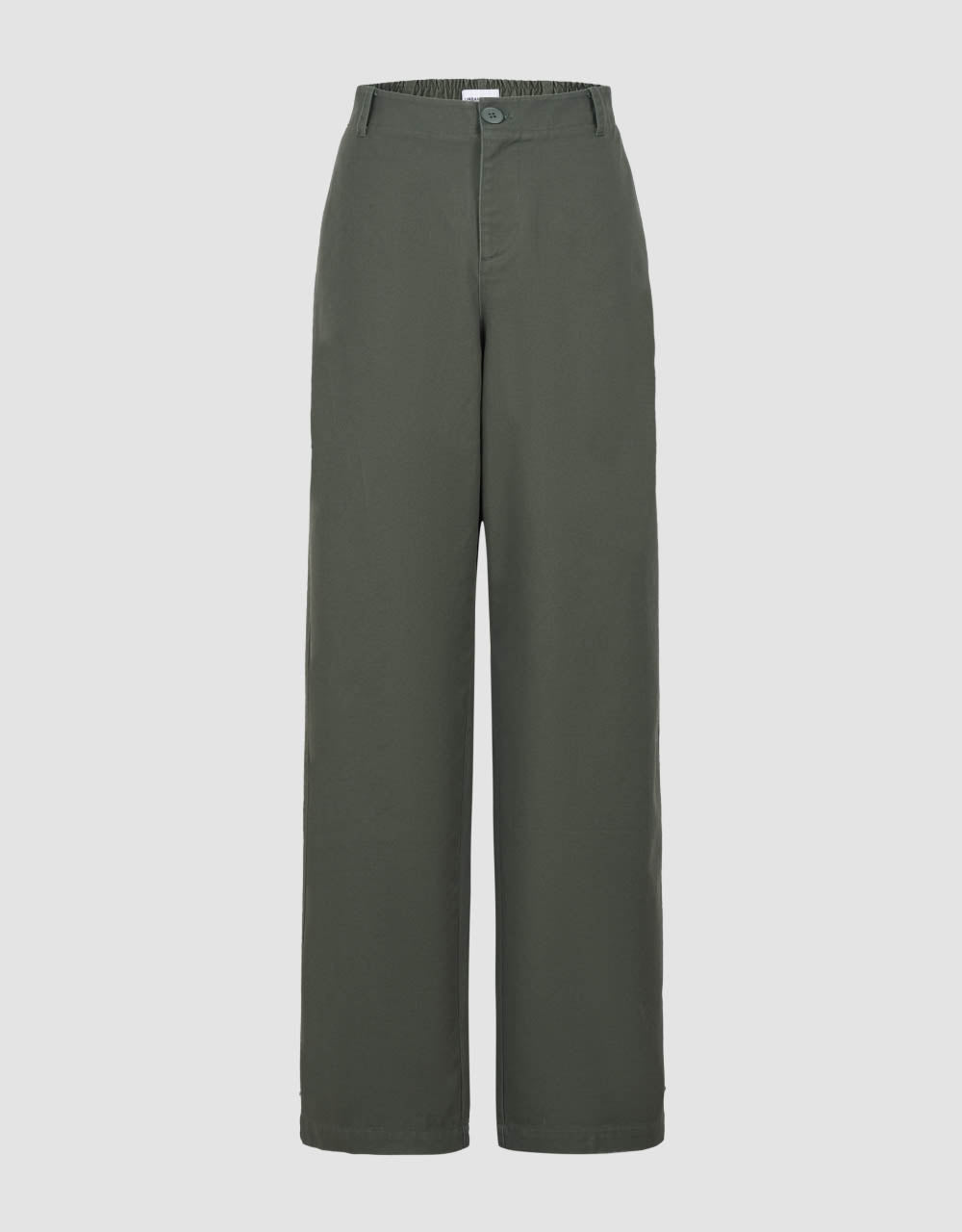 Woven Cropped Straight Pants