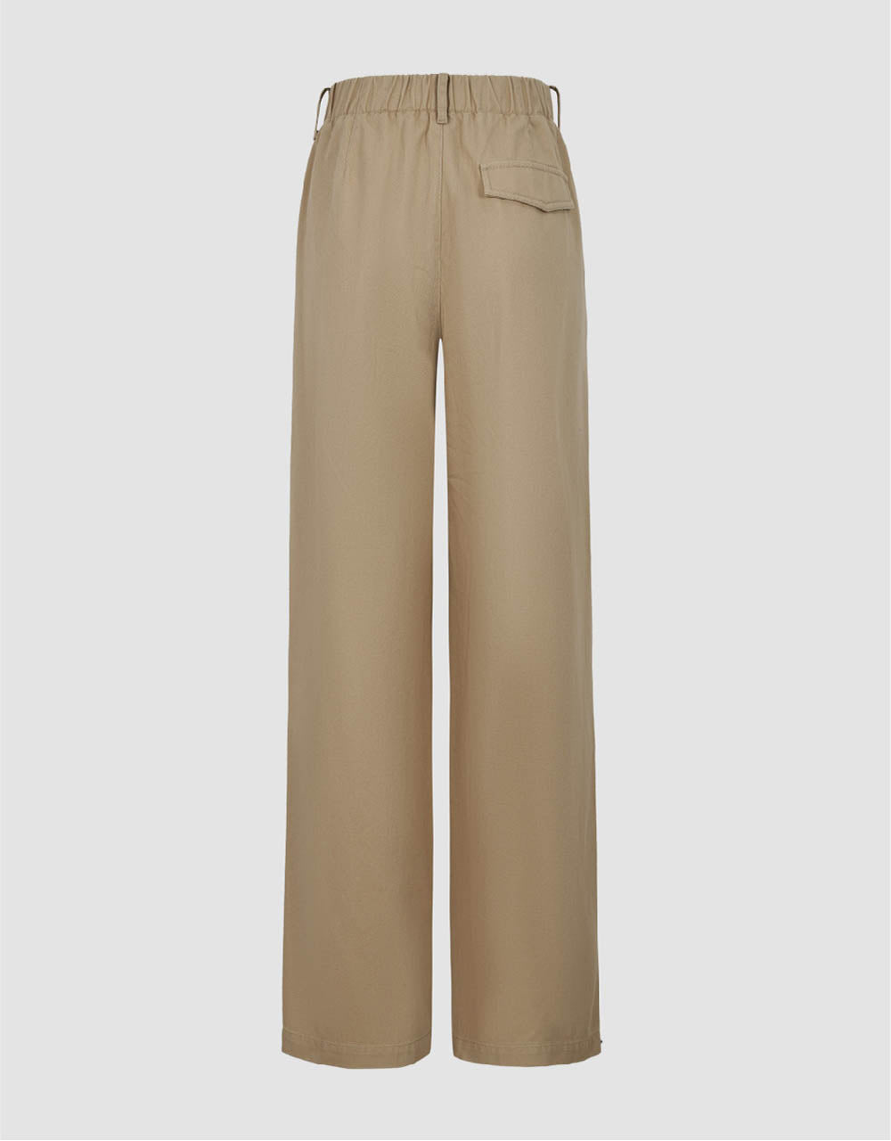 Woven Cropped Straight Pants