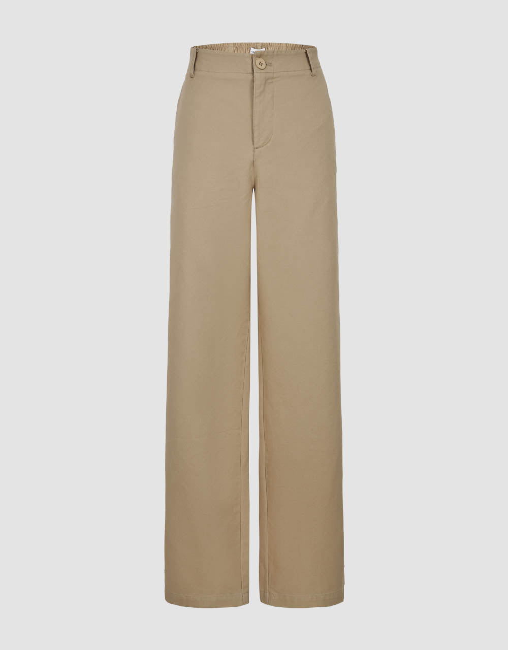 Woven Cropped Straight Pants