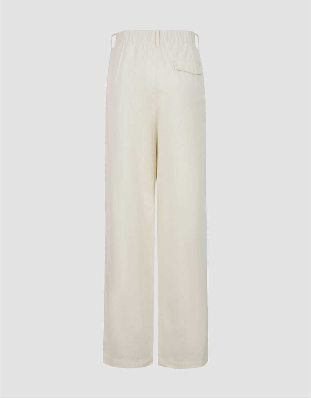 Woven Cropped Straight Pants