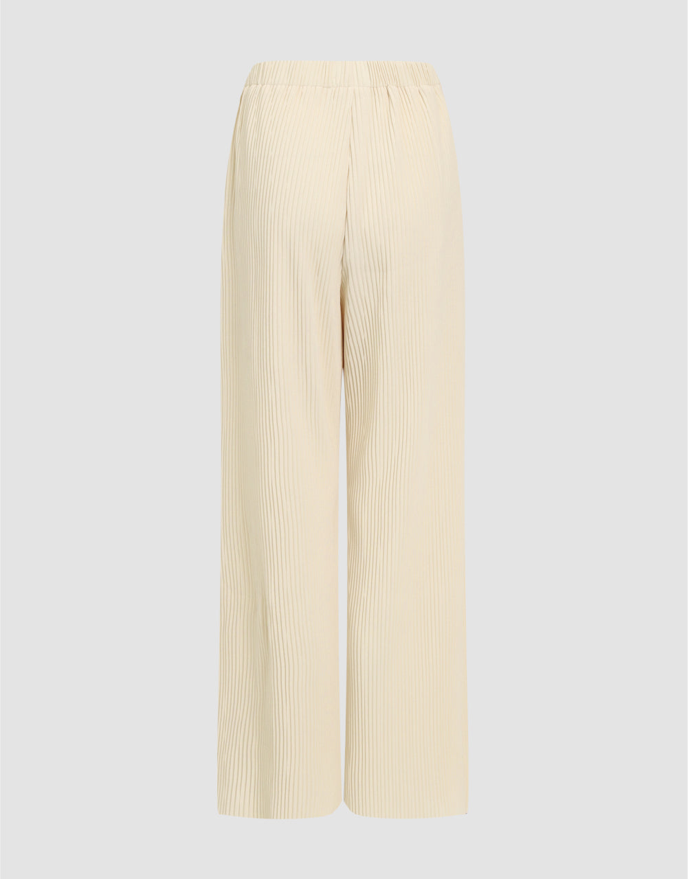 Elastic Waist Knitted Wide-Leg Pants