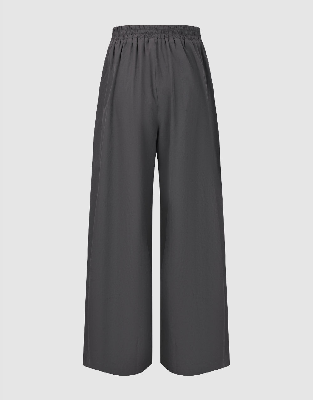 Elastic Waist Wide-Leg Pants