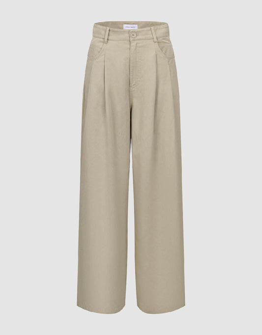 Cropped Wide-Leg Pants