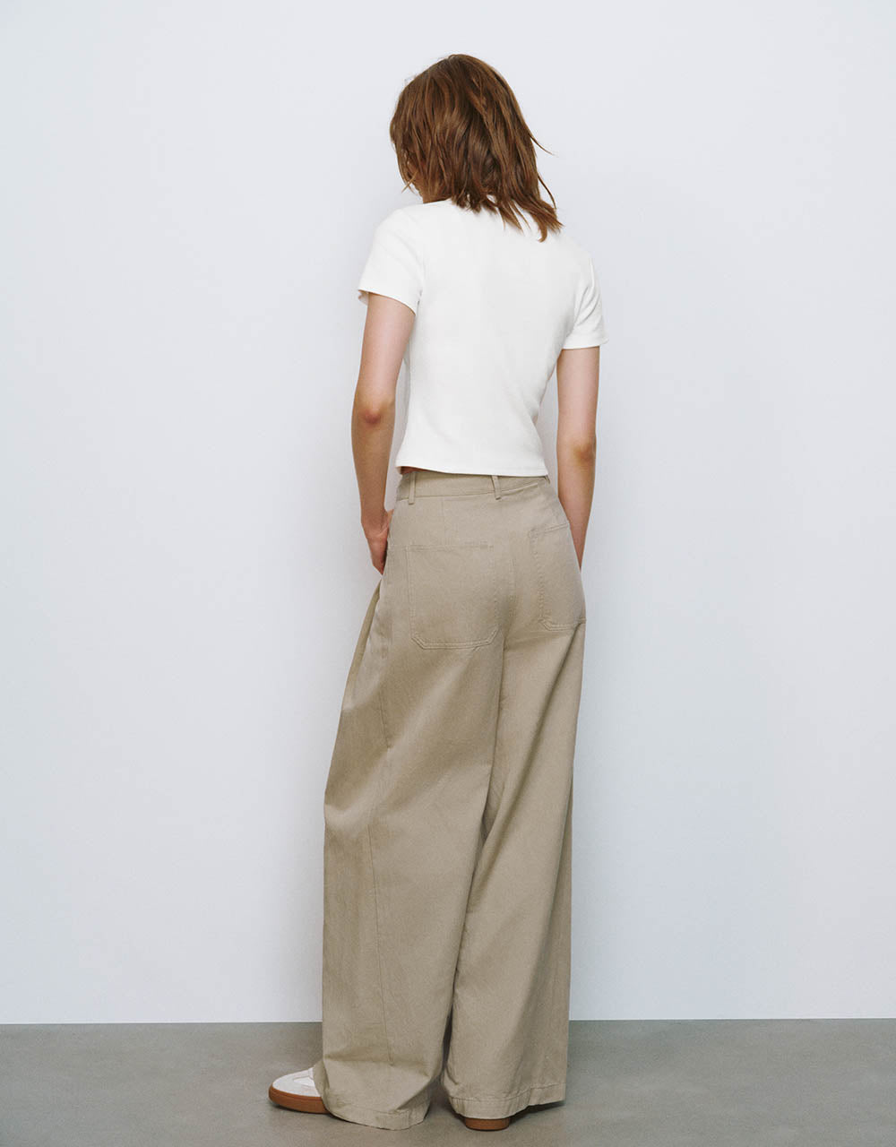 Cropped Wide-Leg Pants