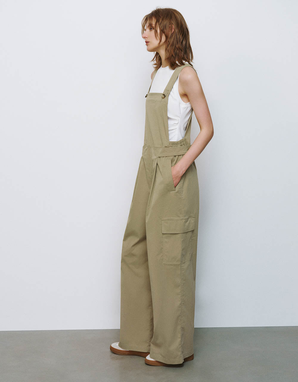 Sleeveless Loose Jumpsuit