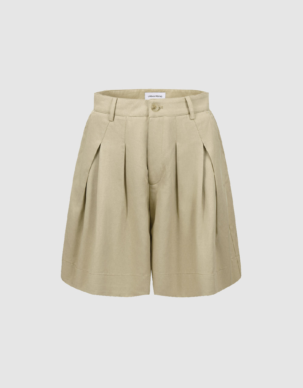 Pleated Loose Shorts