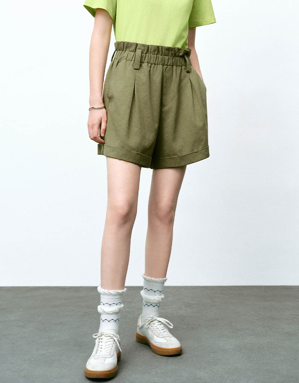 Elastic Waist Urban Shorts