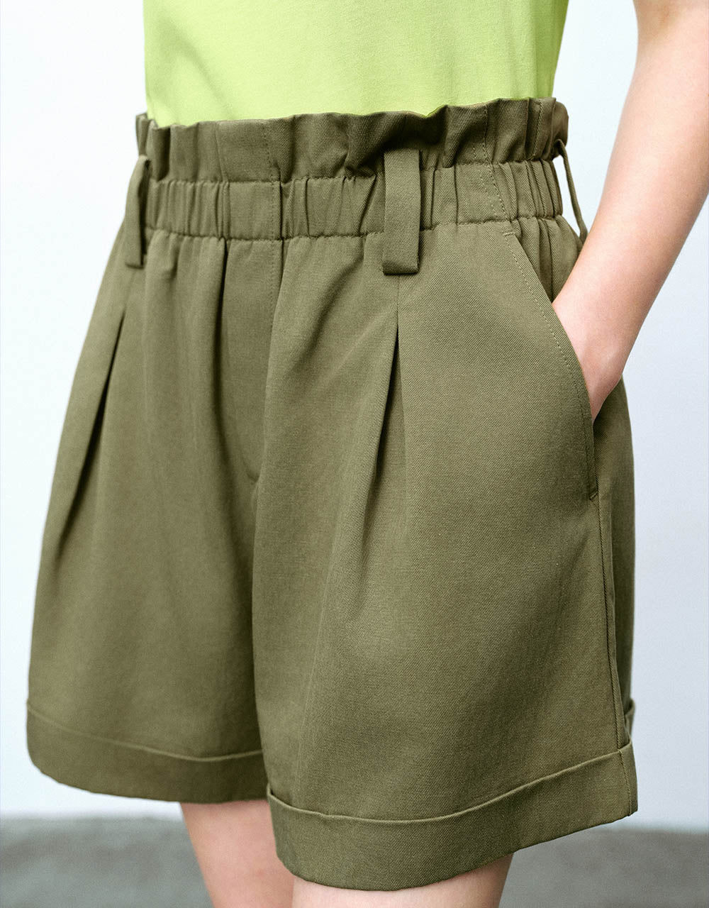 Elastic Waist Urban Shorts