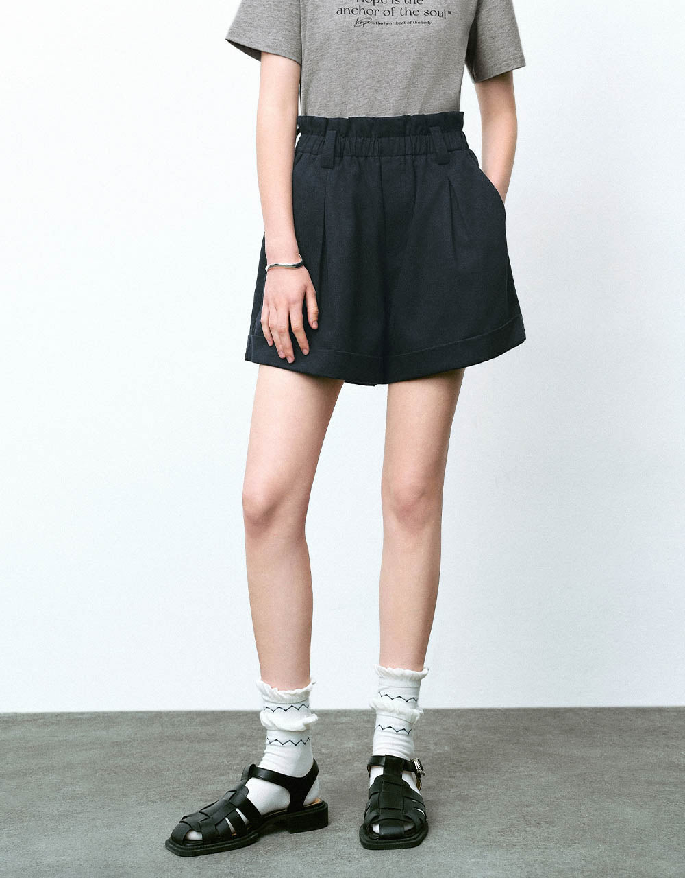 Elastic Waist Urban Shorts