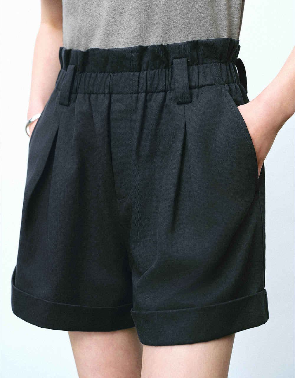 Elastic Waist Urban Shorts