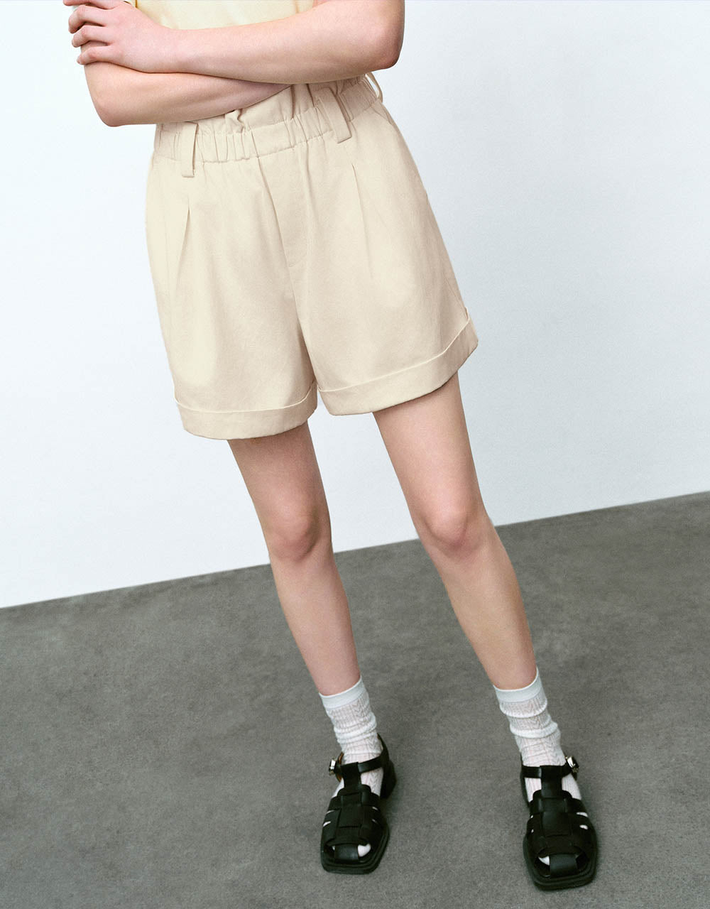 Elastic Waist Urban Shorts