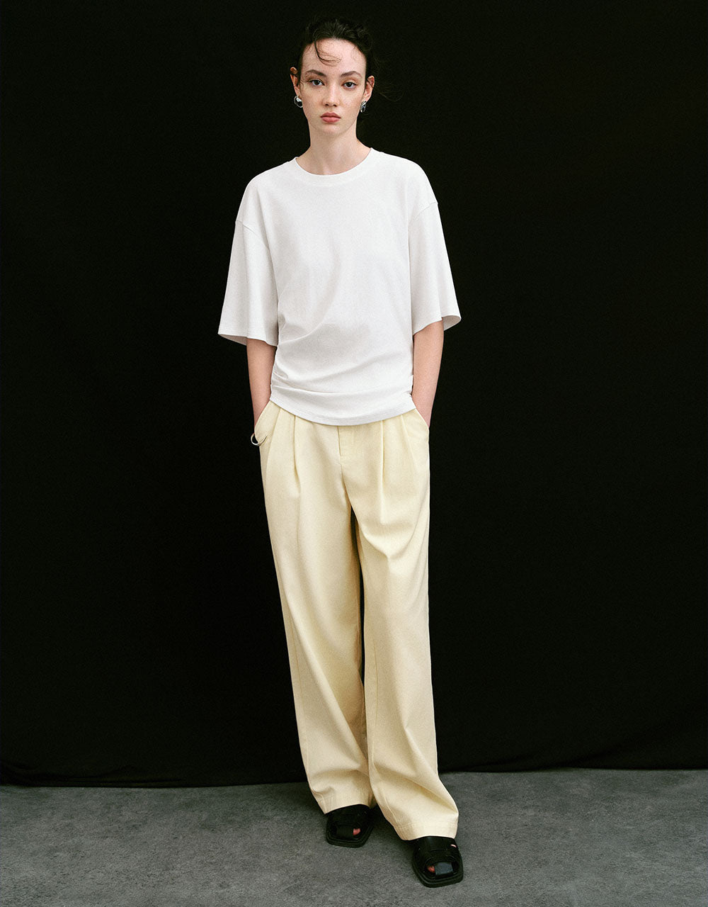 Wide-Leg Loose Pants