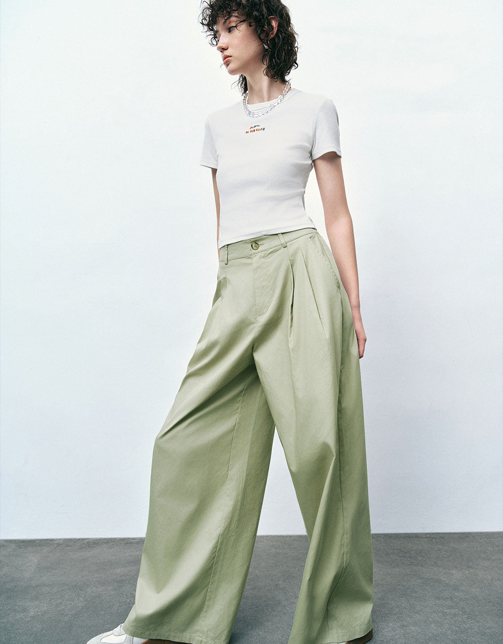 Wide-Leg Loose Pants