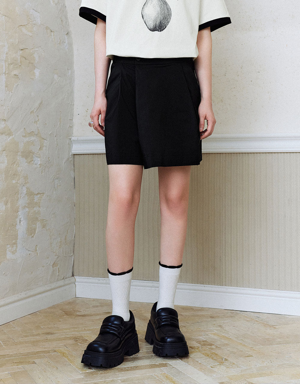 Pleated Skort