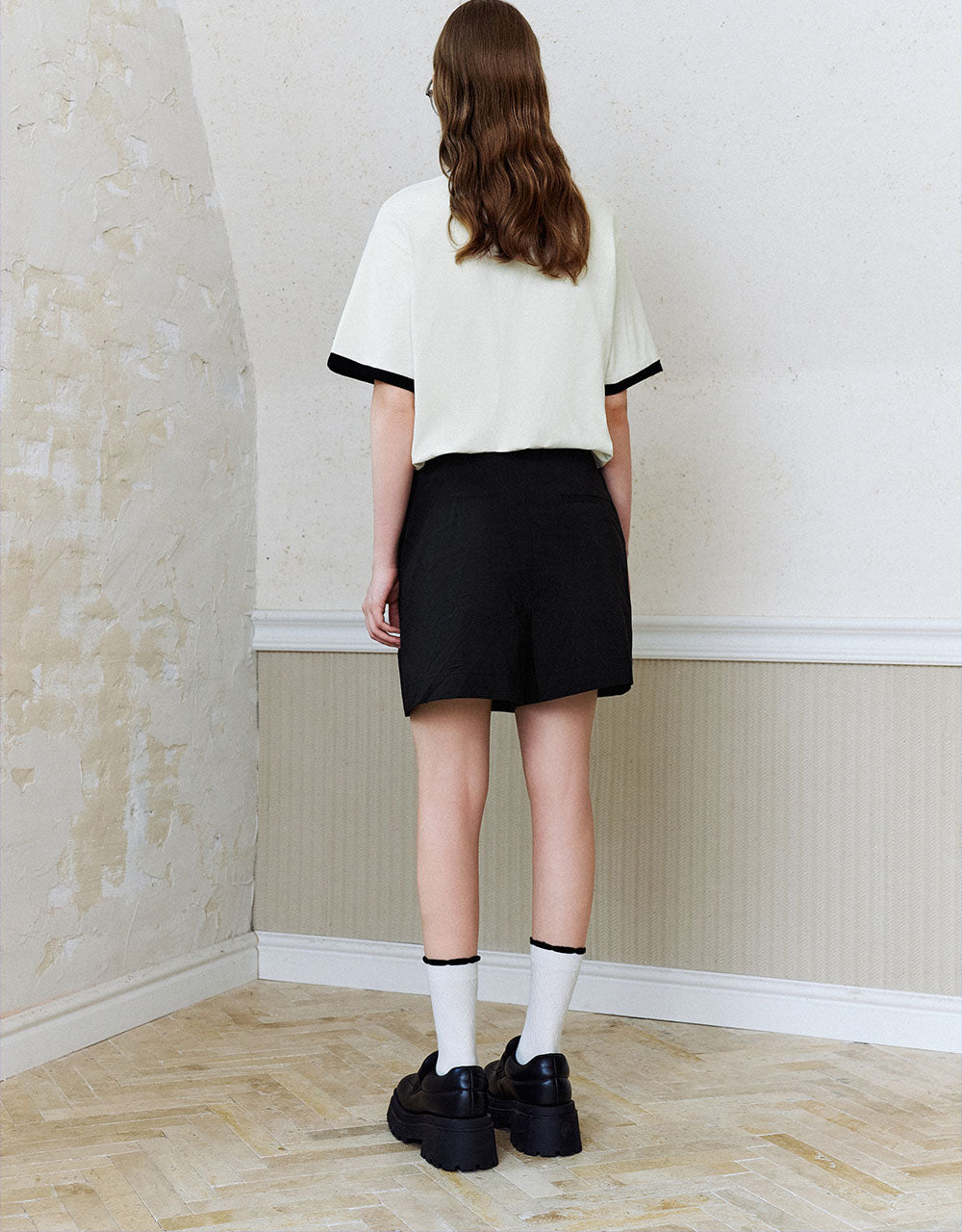 Pleated Skort