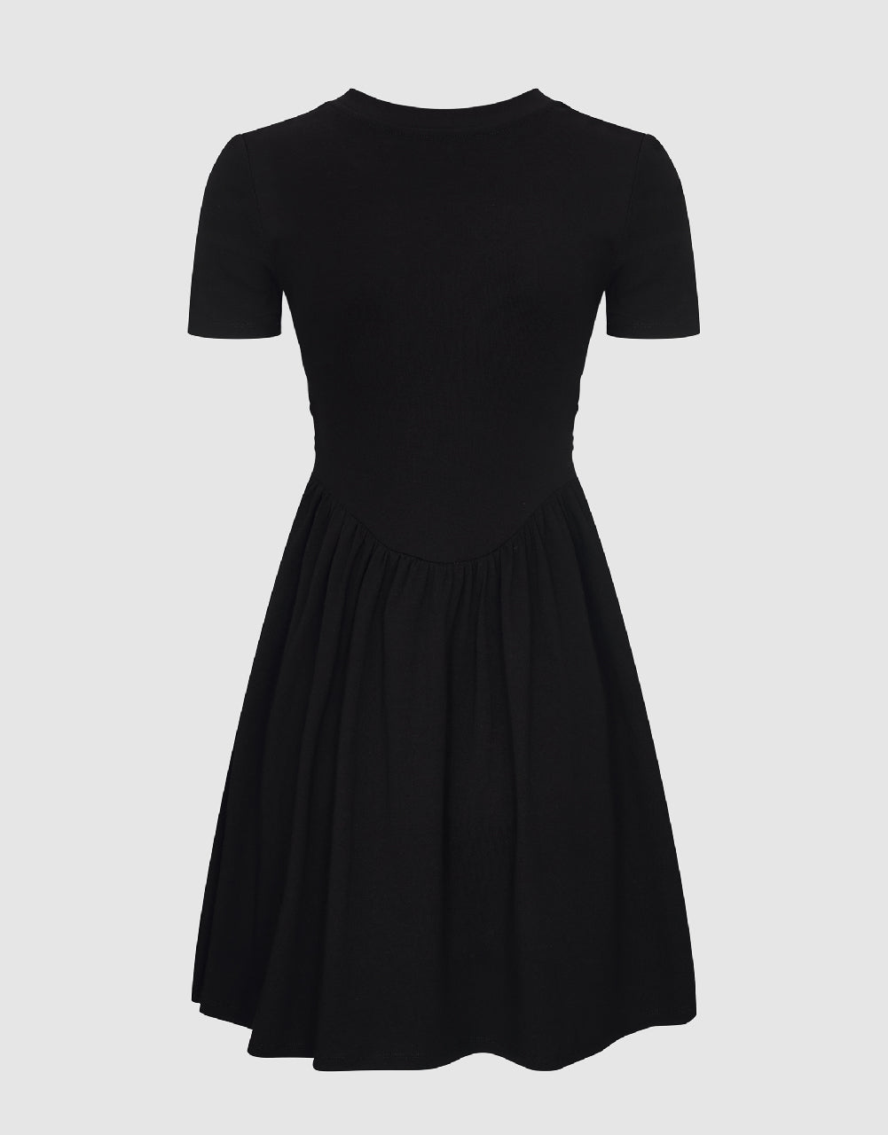 Crew Neck Skater Dress