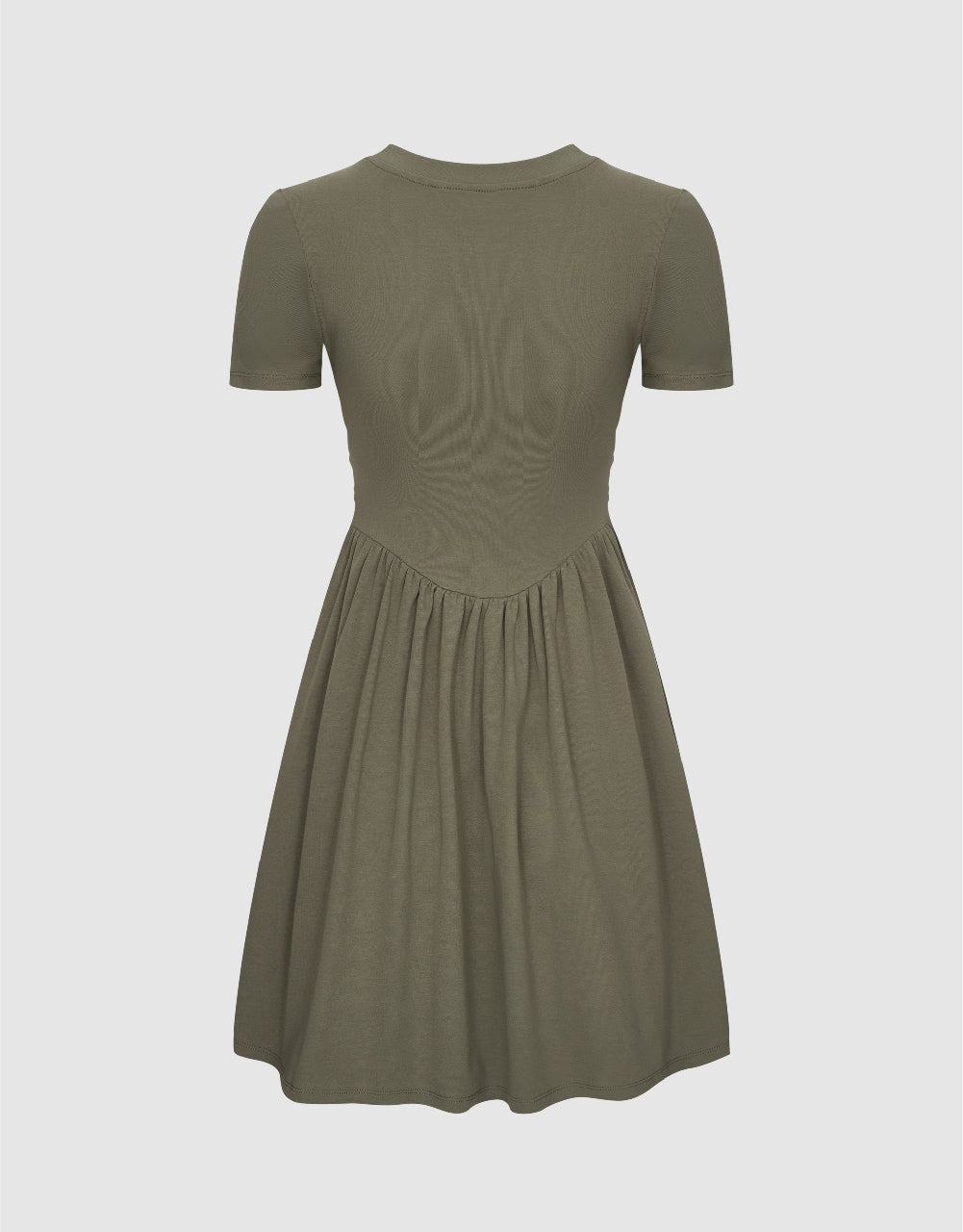 Crew Neck Skater Dress