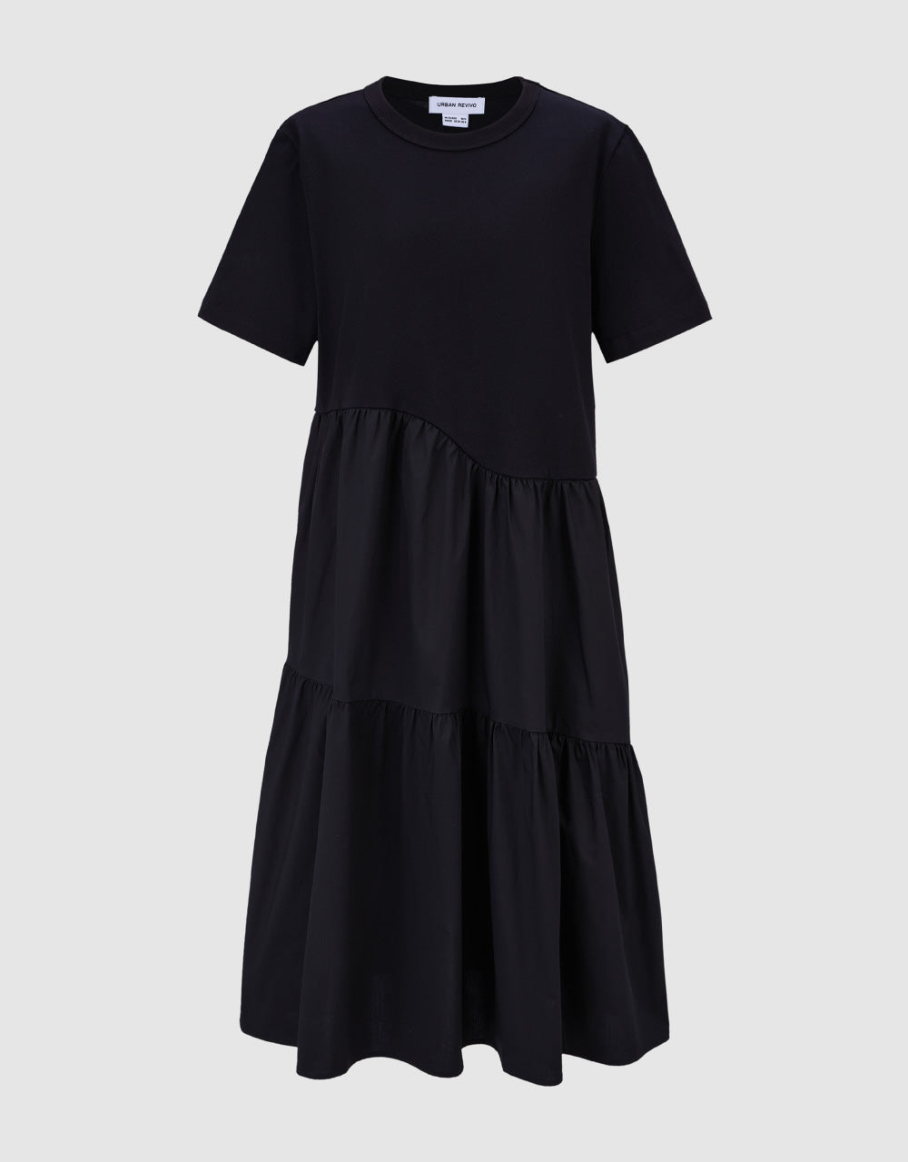 Crew Neck A-Line Dress