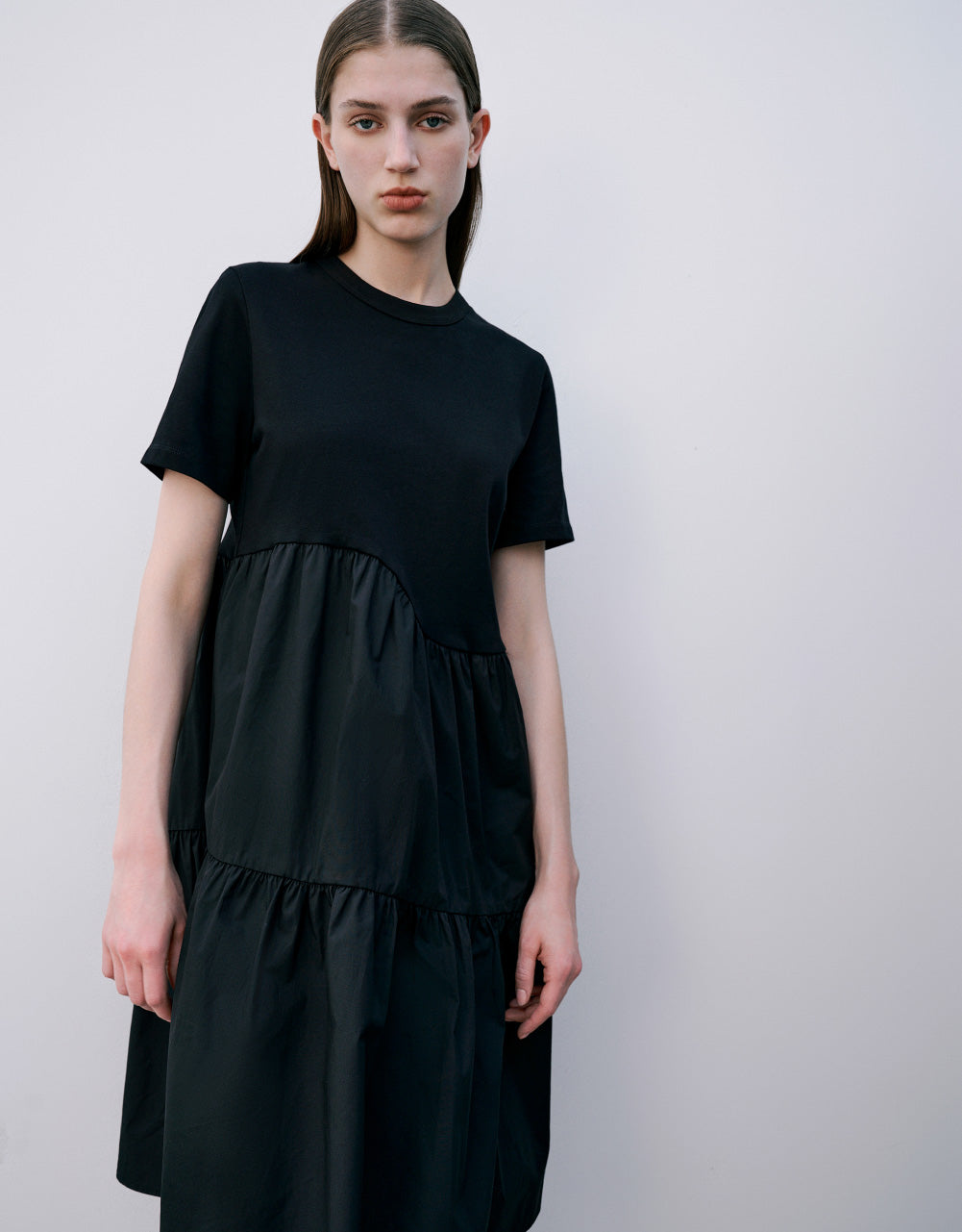 Crew Neck A-Line Dress