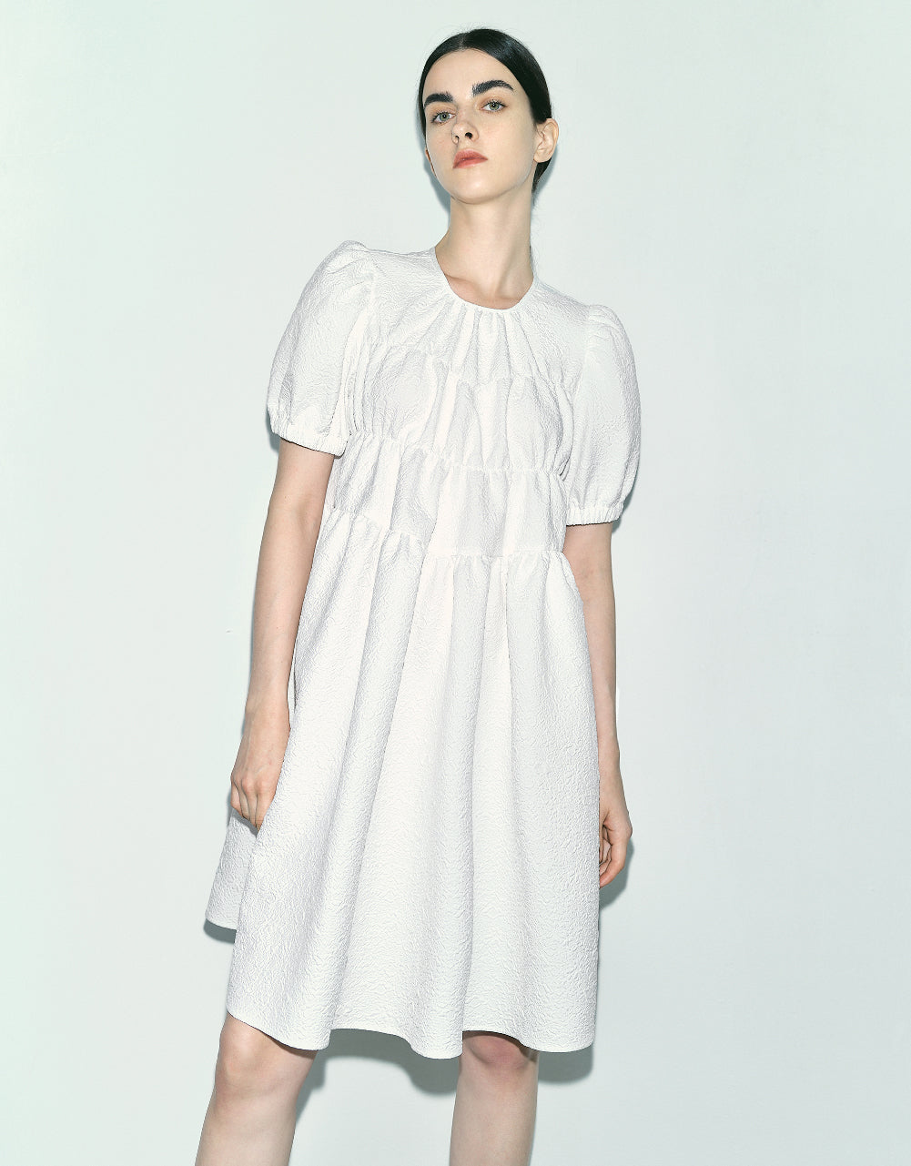 Crew Neck A-Line Dress