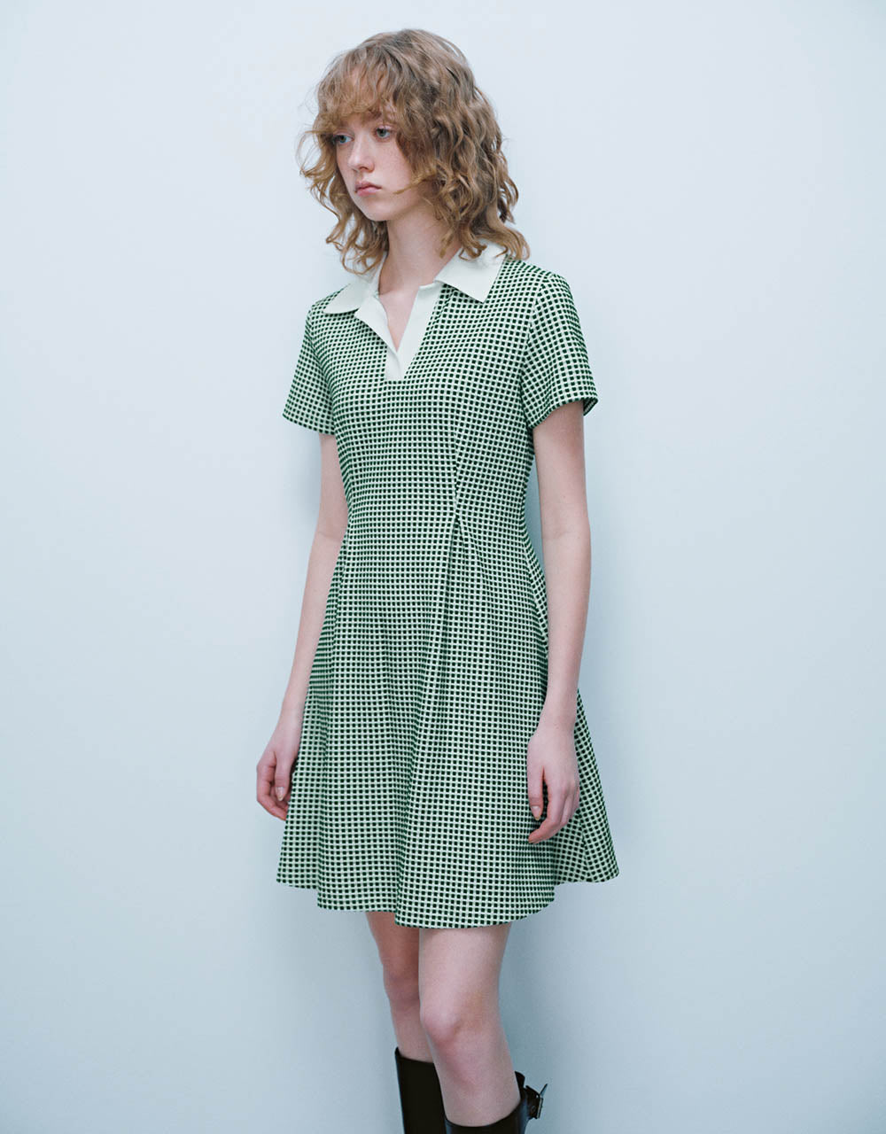 Knitted Mini A-Line Dress