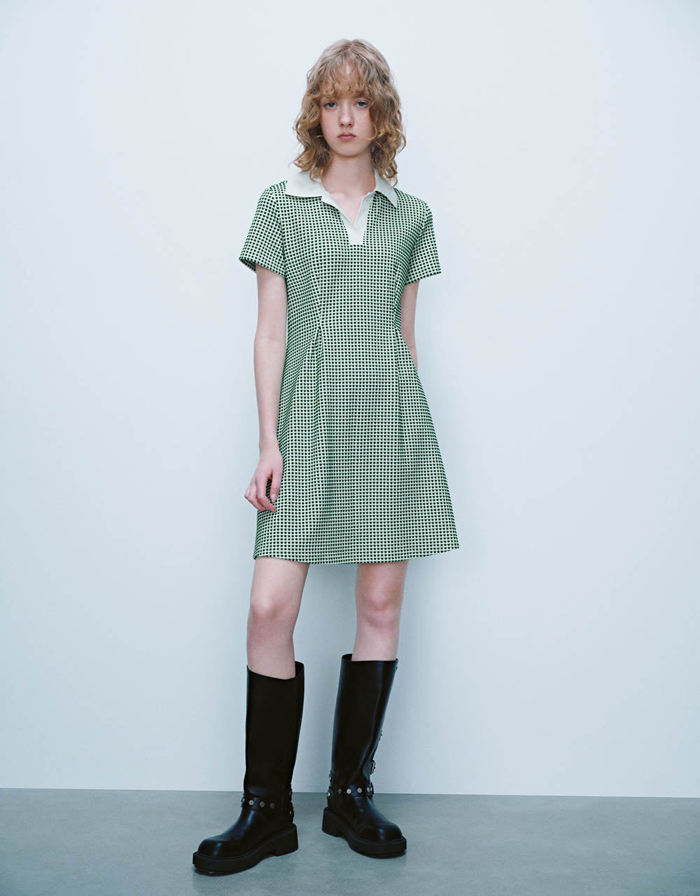 Knitted Mini A-Line Dress