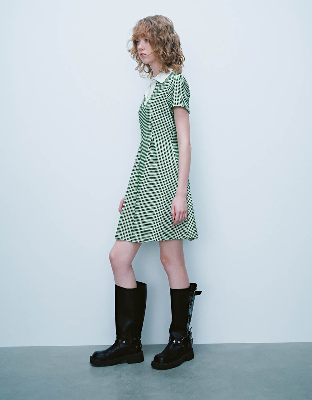 Knitted Mini A-Line Dress