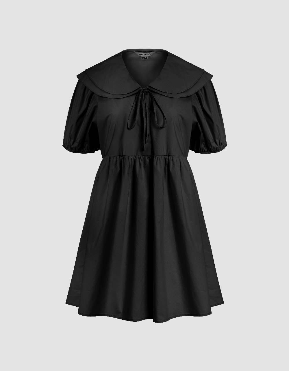 Sailor Collar Neck A-Line Dress