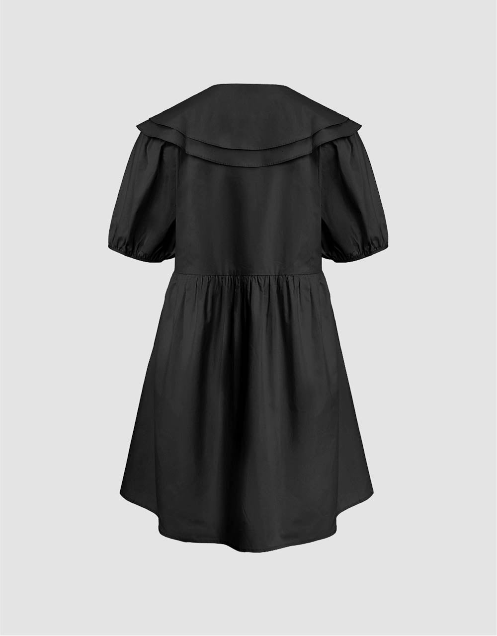 Sailor Collar Neck A-Line Dress