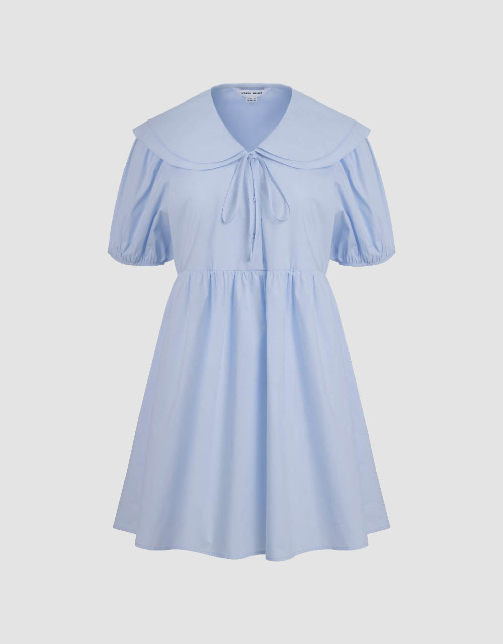 Sailor Collar Neck A-Line Dress