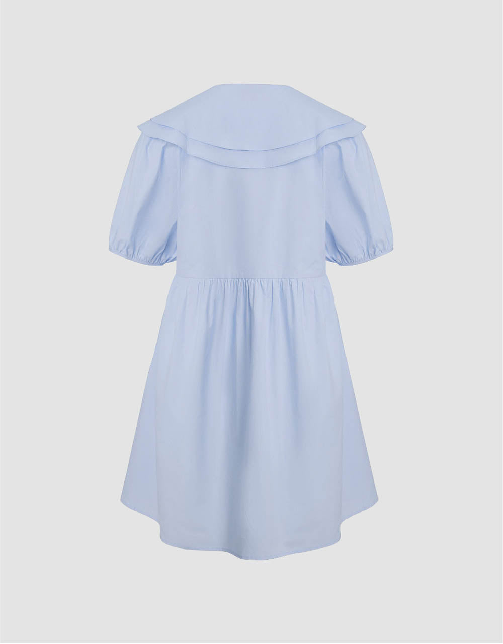 Sailor Collar Neck A-Line Dress