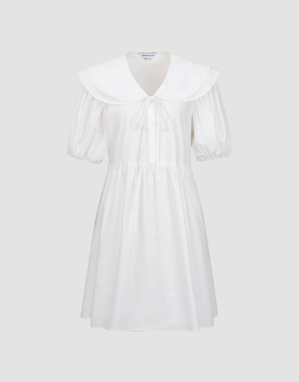 Sailor Collar Neck A-Line Dress