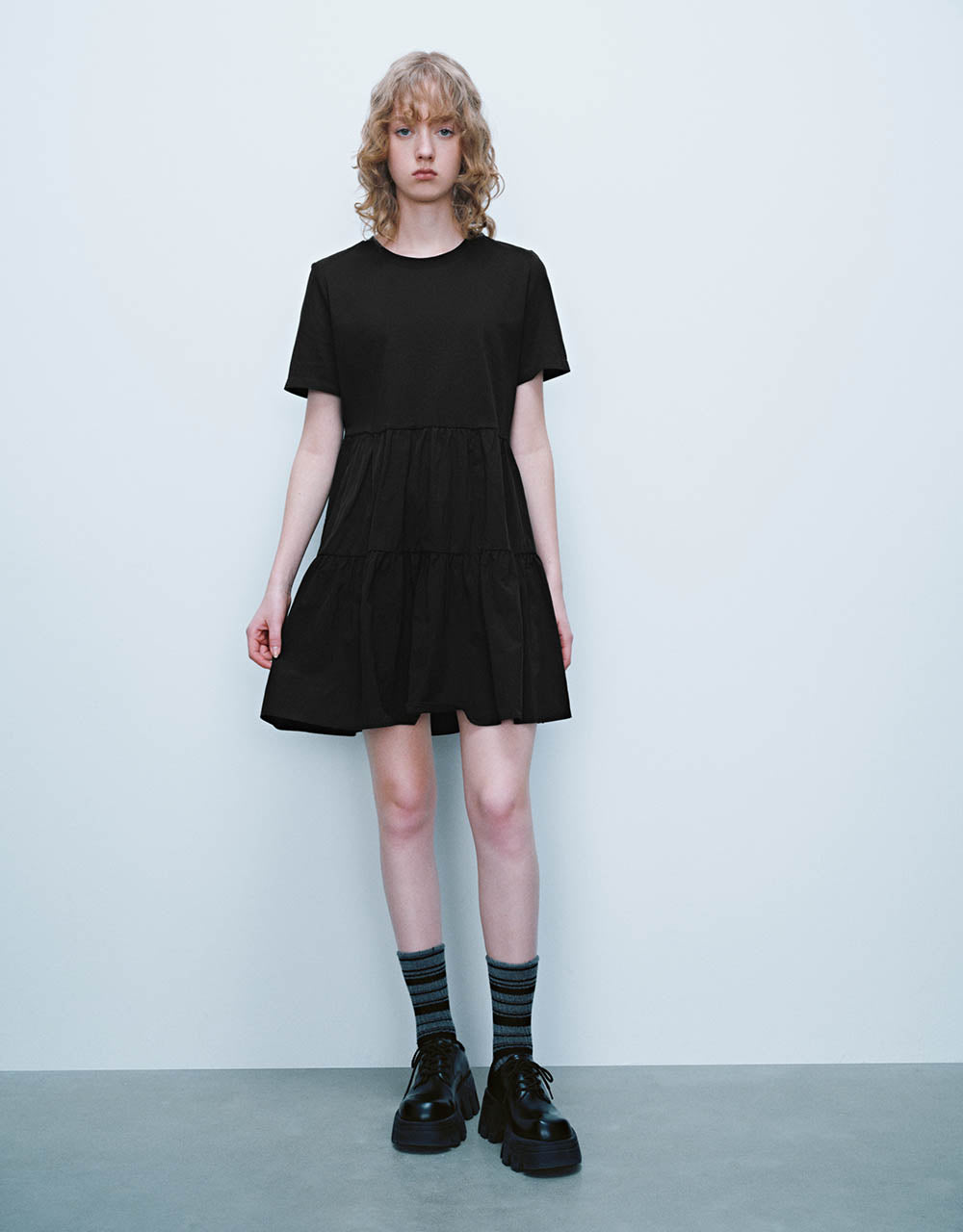 Crew Neck A-Line Dress