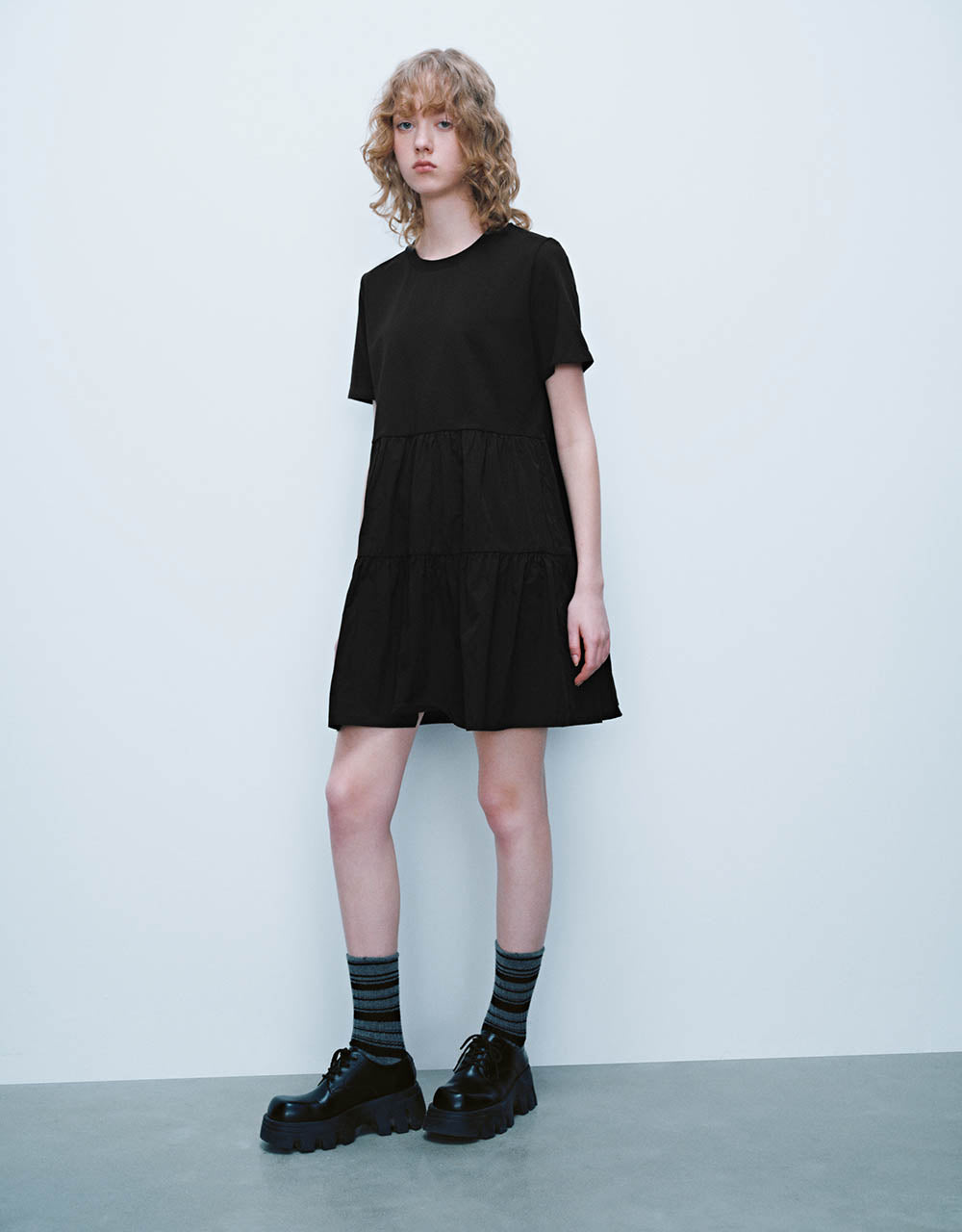 Crew Neck A-Line Dress