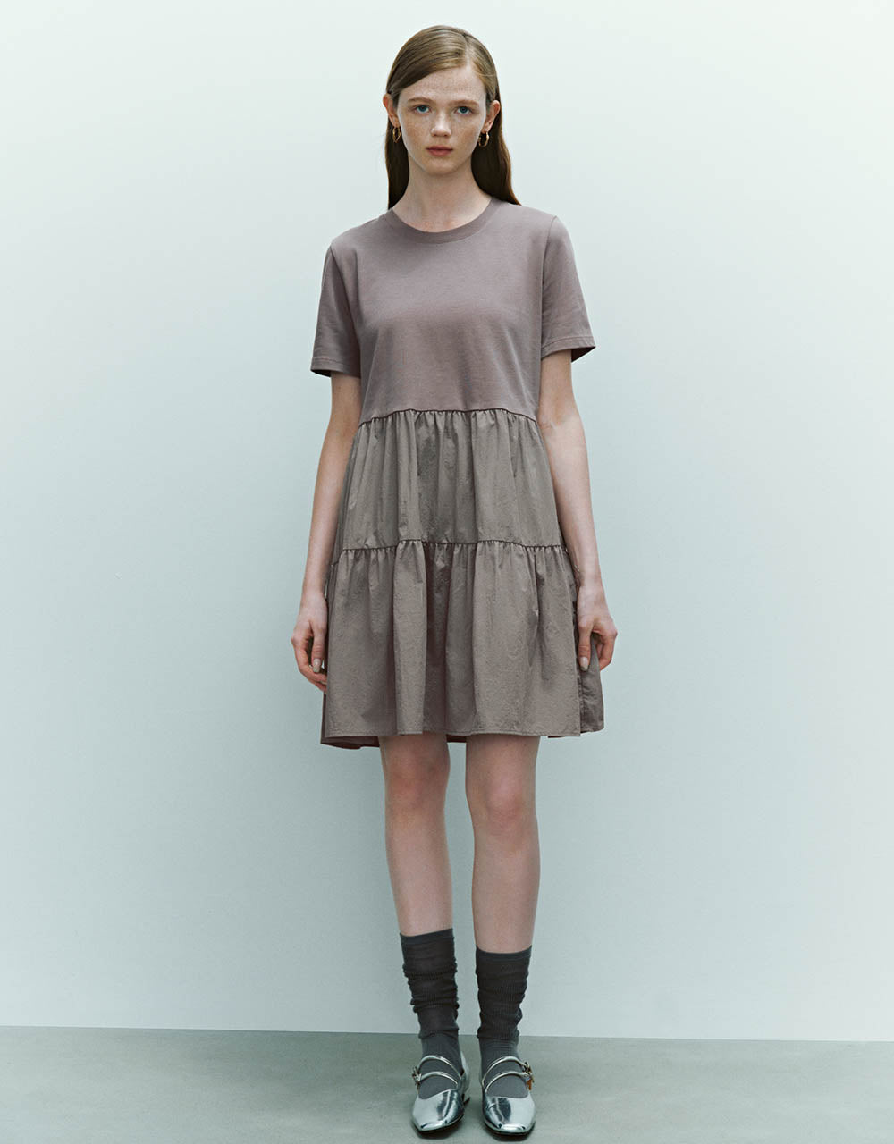 Crew Neck A-Line Dress