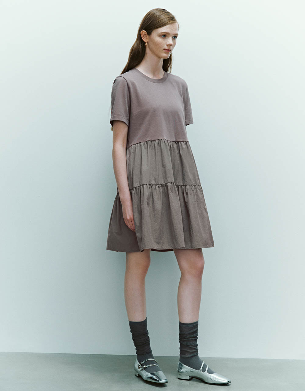 Crew Neck A-Line Dress