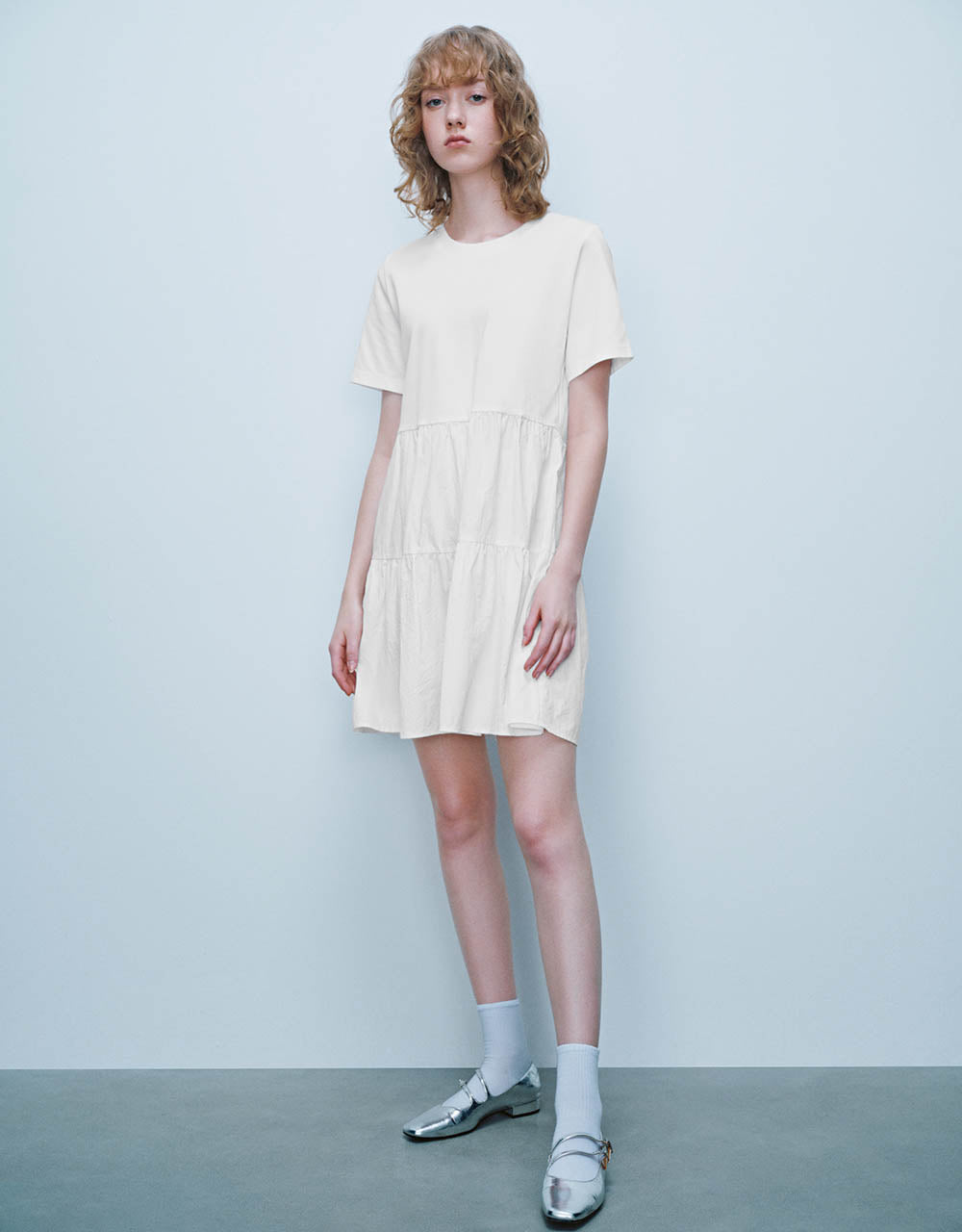 Crew Neck A-Line Dress