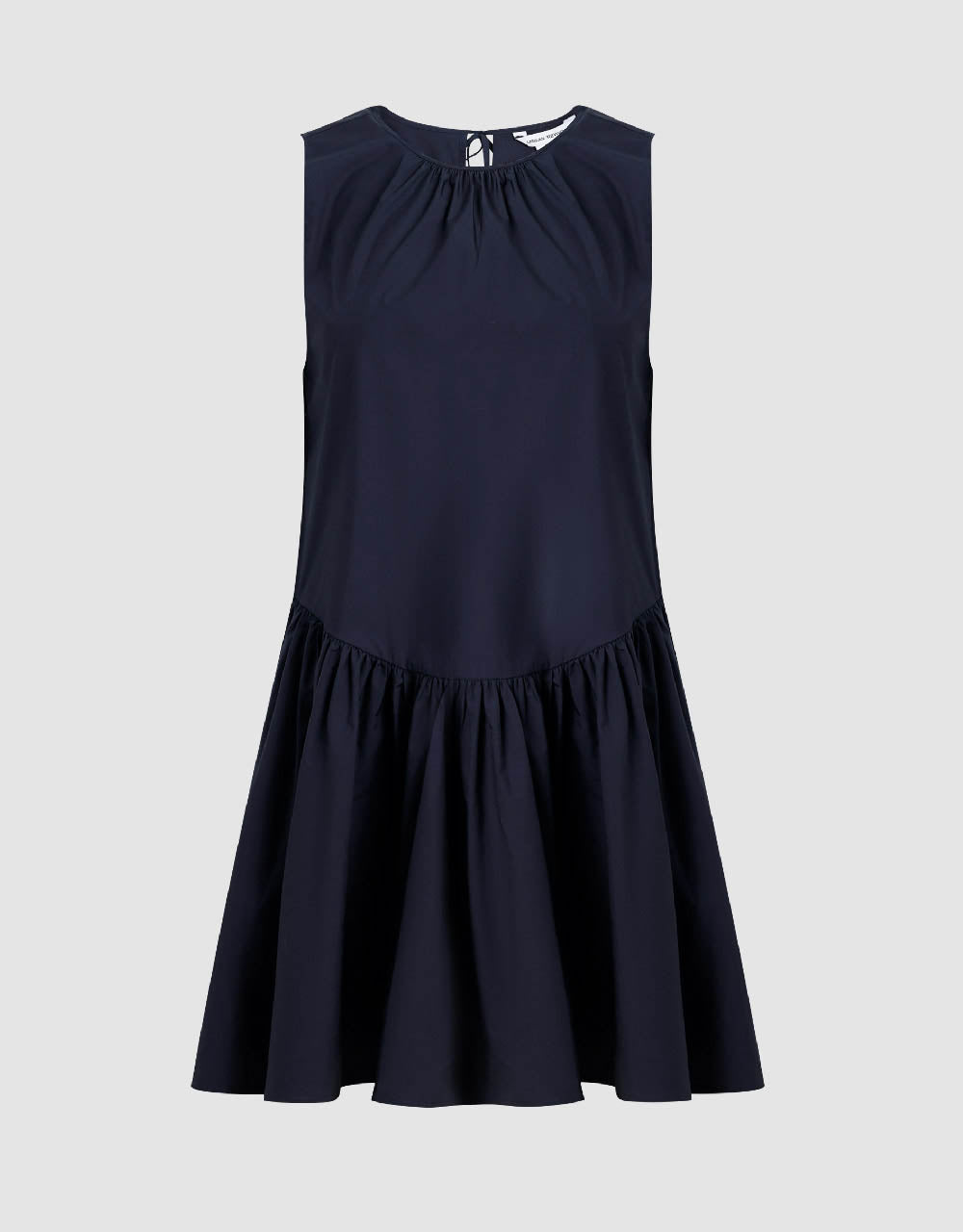 Sleeveless Crew Neck A-Line Dress