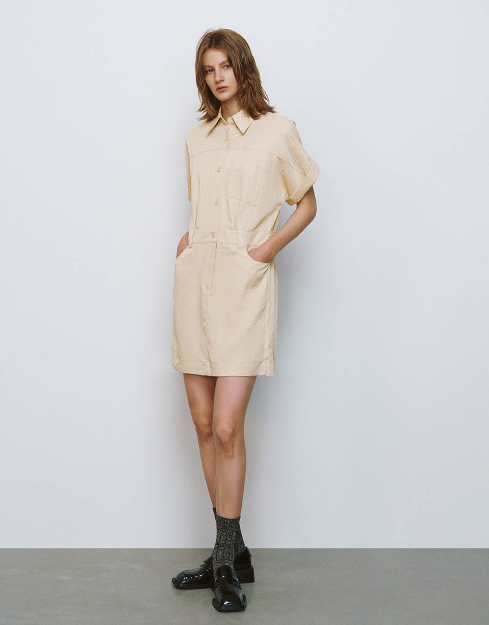 A-Line Shirt Dress