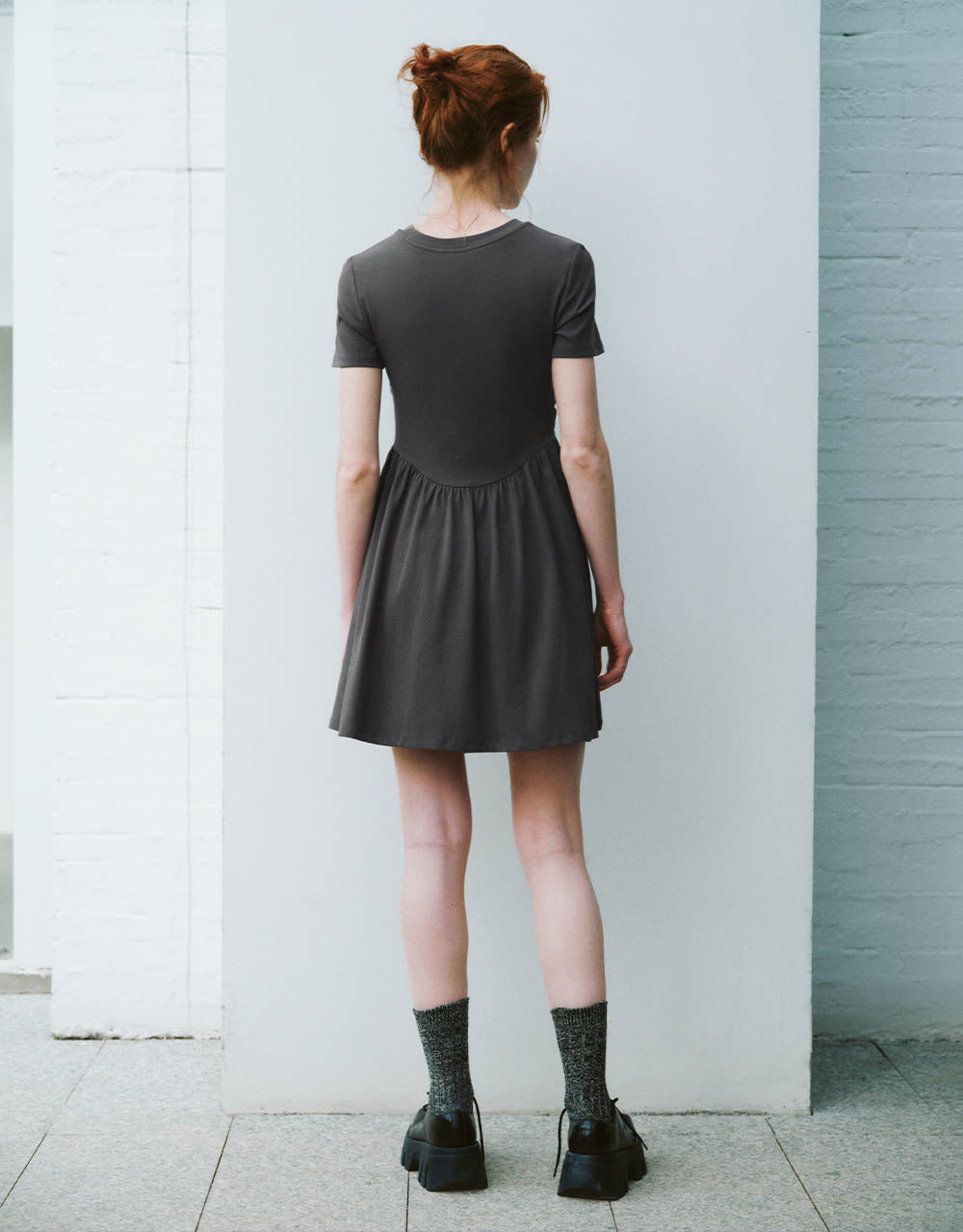 Crew Neck A-Line Dress