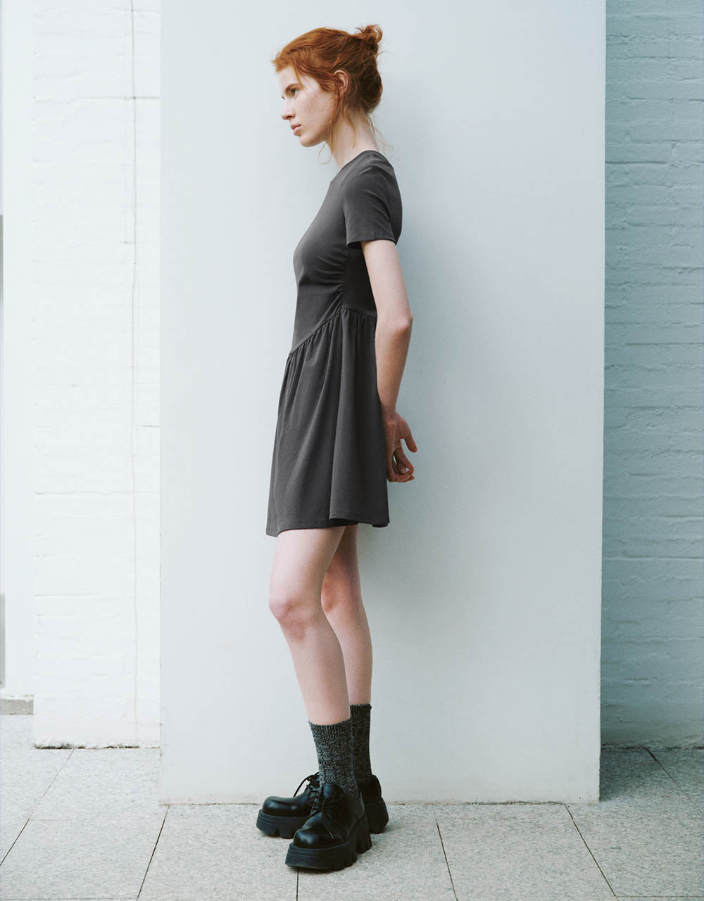 Crew Neck A-Line Dress