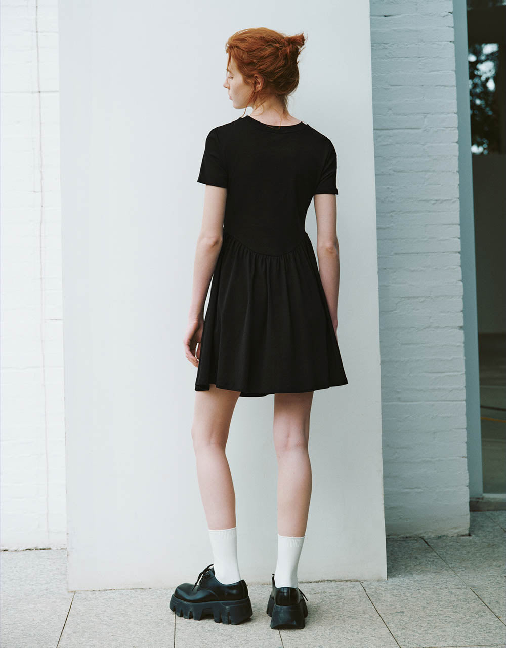 Crew Neck A-Line Dress