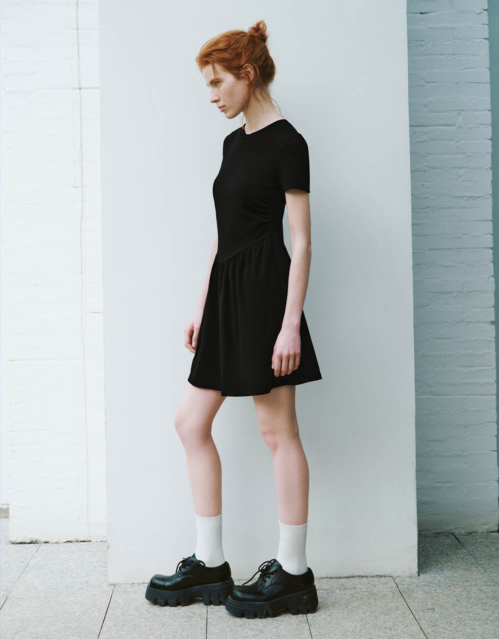 Crew Neck A-Line Dress