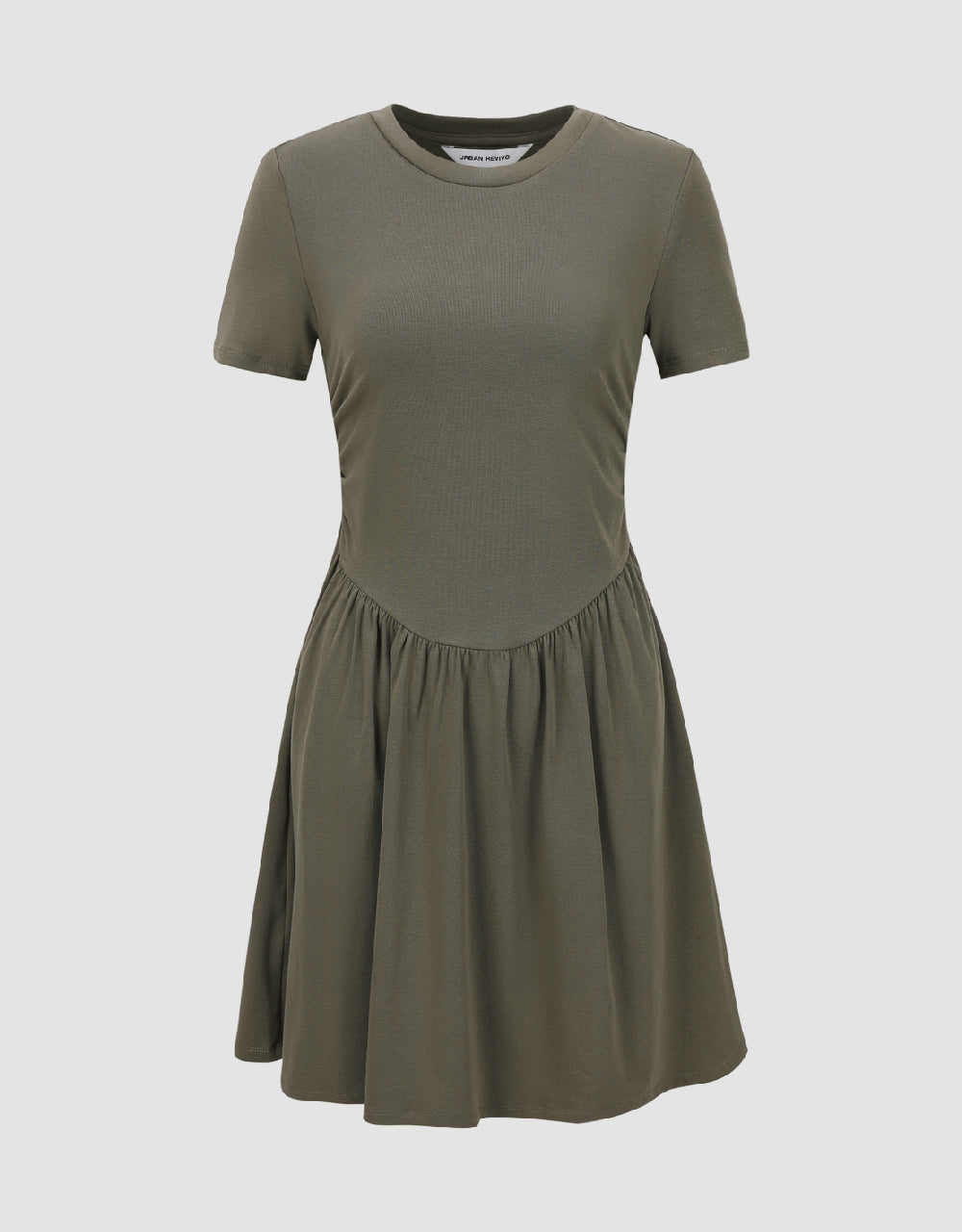 Crew Neck A-Line Dress